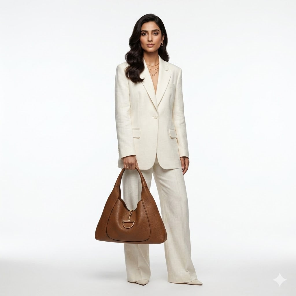 Gucci Softbit Maxi Shoulder Bag - Brown