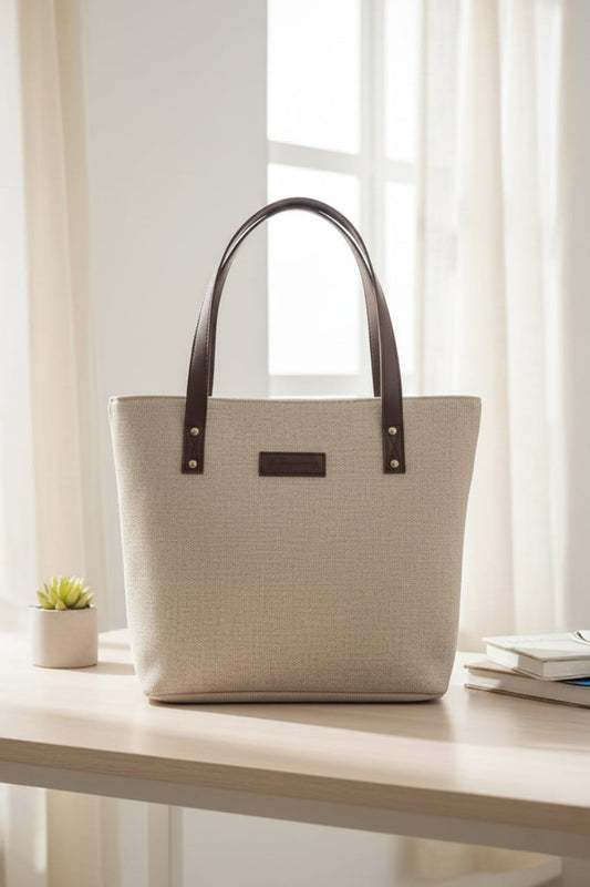 Aylin Tote Bag - Beige