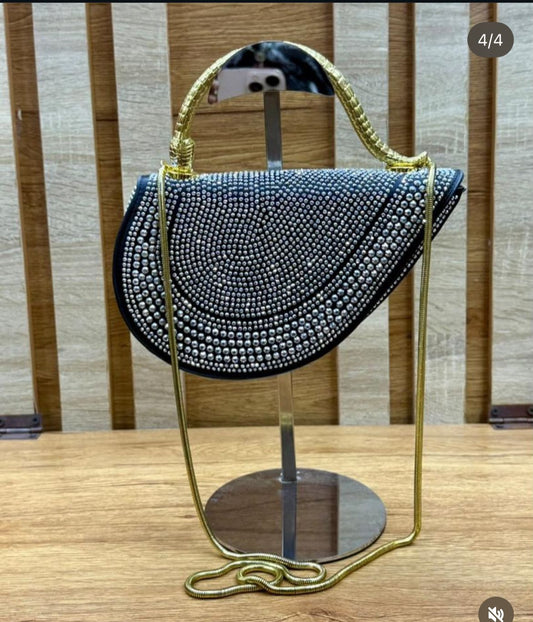 BVLGARI Serpenti Cuore 1968 Top Handle - Black