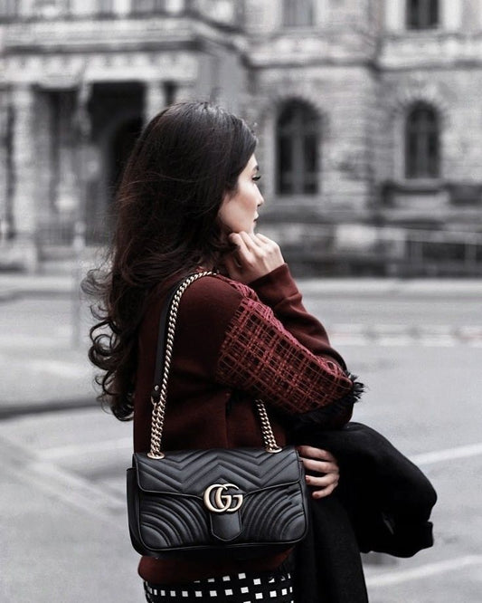GUCCI Marmont Bag - Black