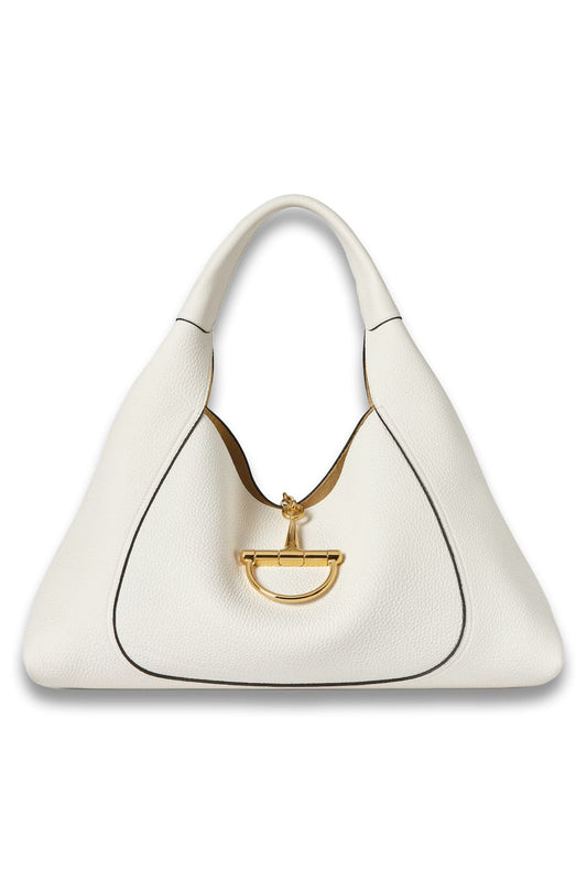 Gucci Softbit Maxi Shoulder Bag - White
