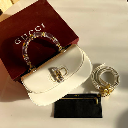 GUCCI Bamboo Diva 1947 - White