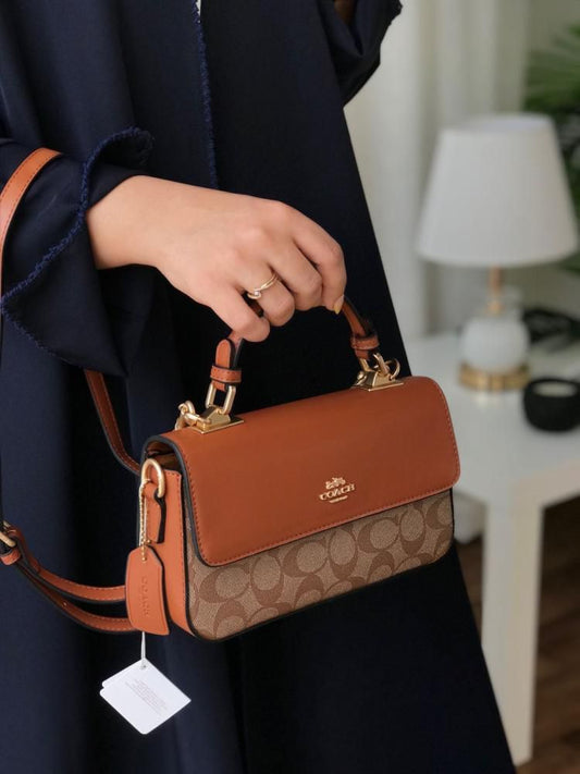 Coach Josie Top Handle Bag - Brown