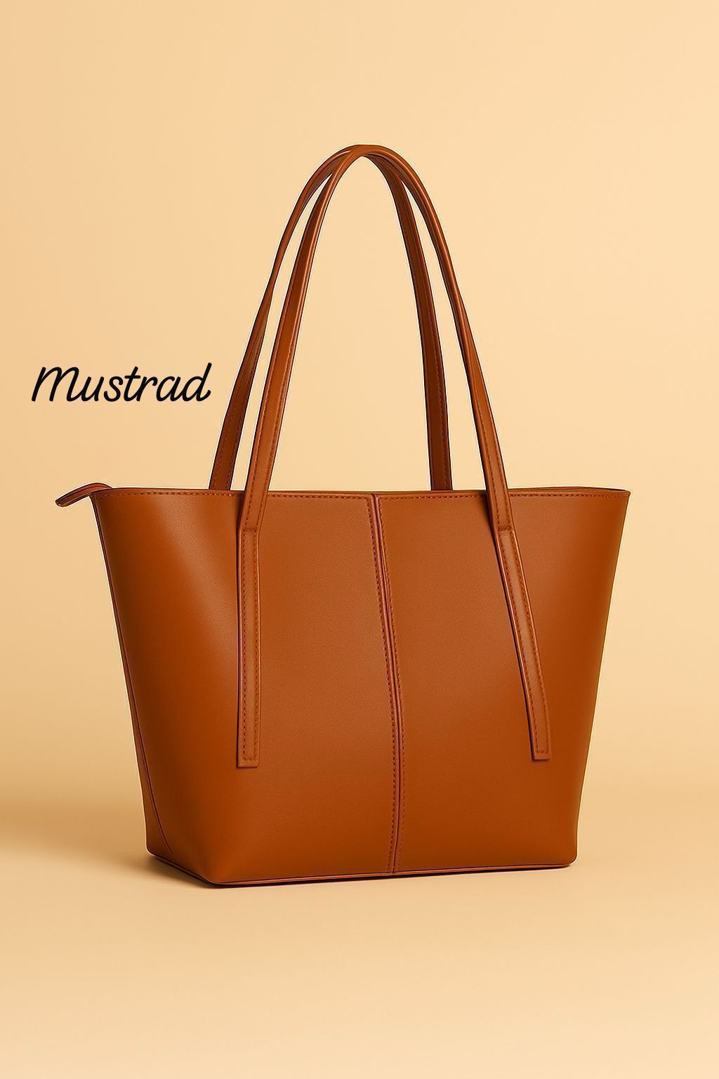 Big Size Tote Bag - Brown