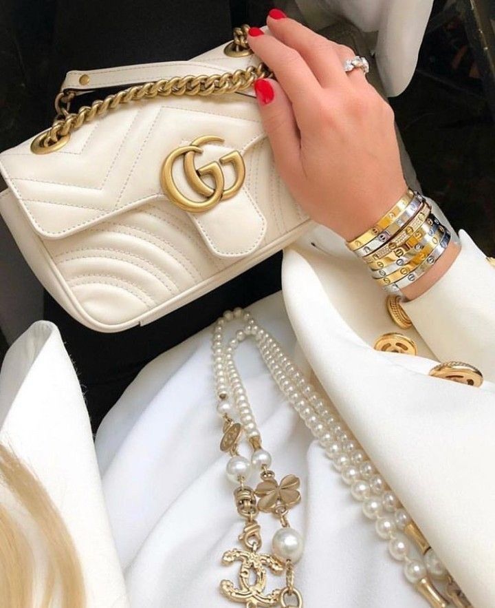 GUCCI Marmont Bag - White