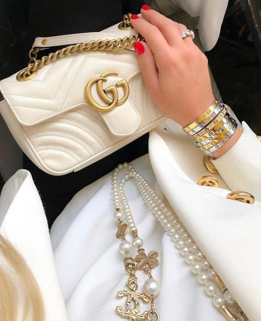 GUCCI Marmont Bag - White