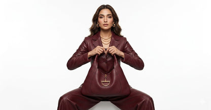 Gucci Softbit Maxi Shoulder Bag - Maroon