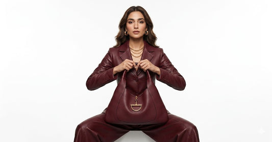 Gucci Softbit Maxi Shoulder Bag - Maroon