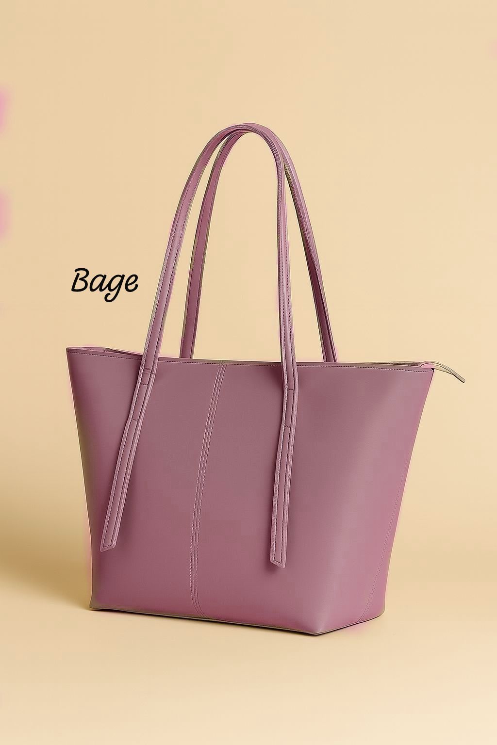 Big Size Tote Bag - Purple