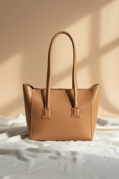 Reversible Tote Bag - Brown