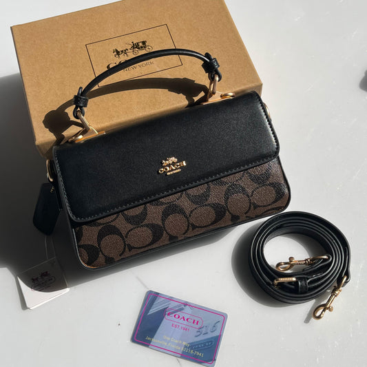 Coach Josie Top Handle Bag - Black