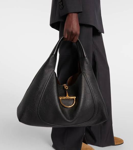 Gucci Softbit Maxi Shoulder Bag - Black