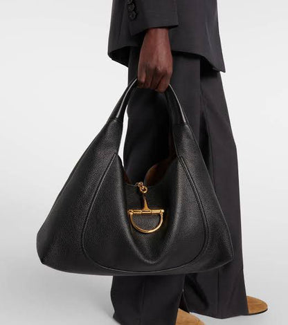 Gucci Softbit Maxi Shoulder Bag - Black