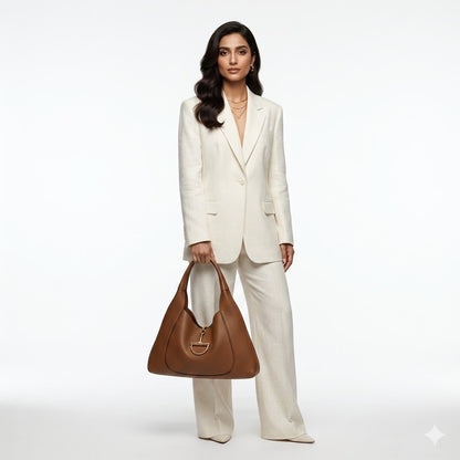 Gucci Softbit Maxi Shoulder Bag - Brown