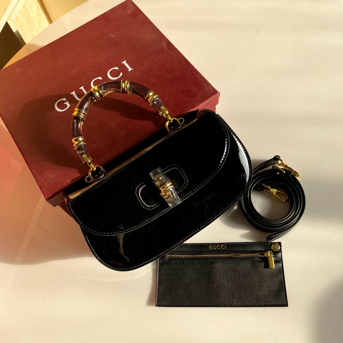 GUCCI Bamboo Diva 1947 - Black