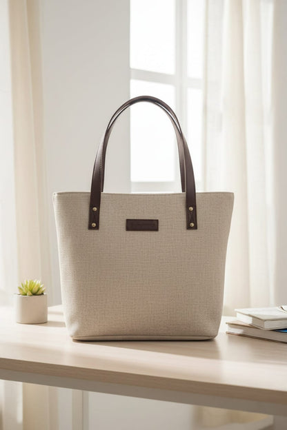 Aylin Tote Bag - Beige