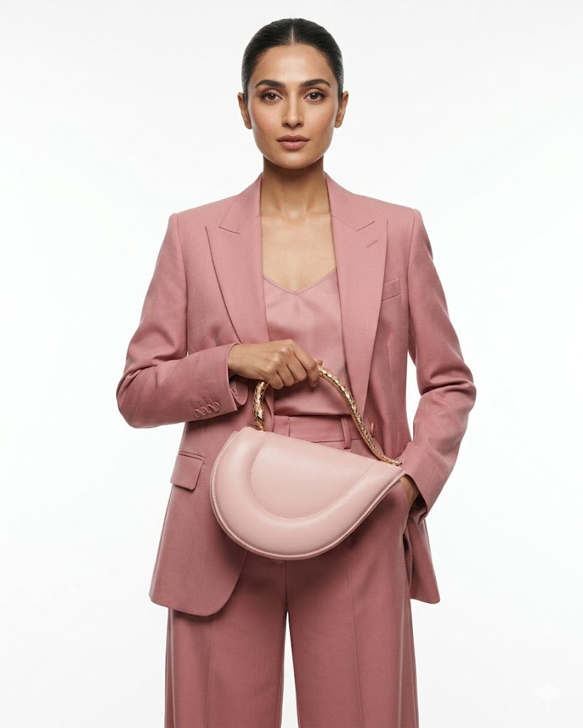 BVLGARI Serpenti Cuore 1968 Top Handle - Pink