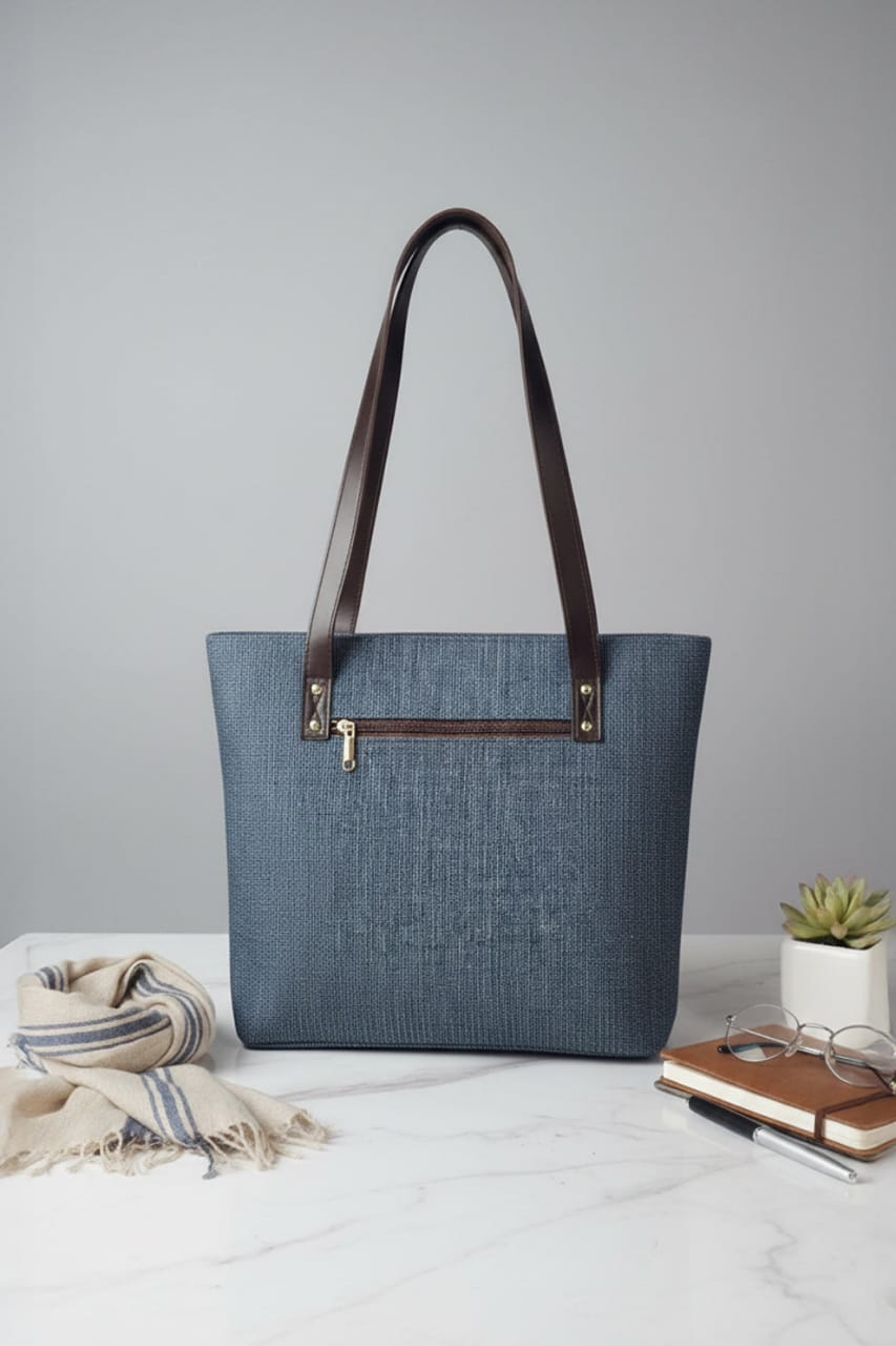 Aylin Tote Bag - Midnight Blue