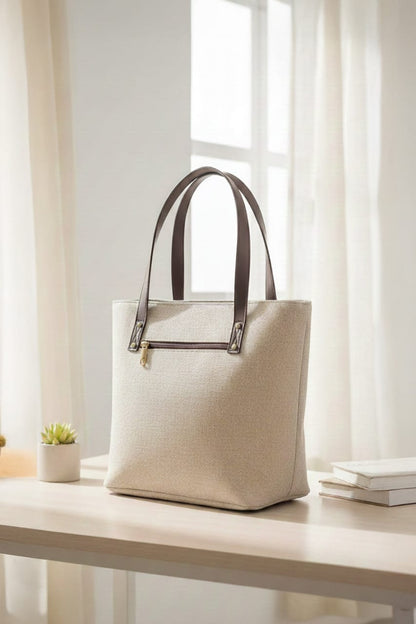 Aylin Tote Bag - Beige