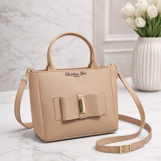Satchel Bag - Beige