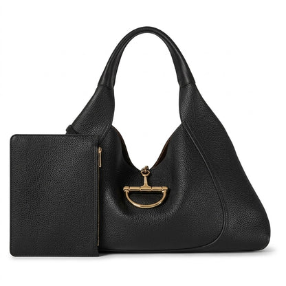 Gucci Softbit Maxi Shoulder Bag - Black