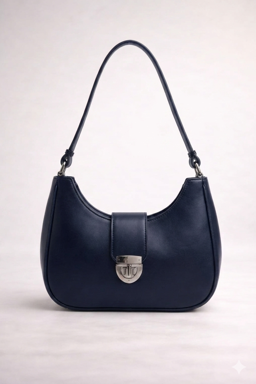 Half Moon Bag for Women - Navy