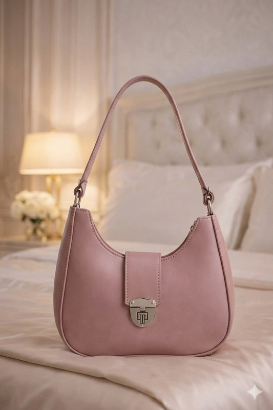 Half Moon Bag for Women - Pink