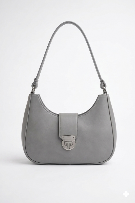 Half Moon Bag for Women - Gray