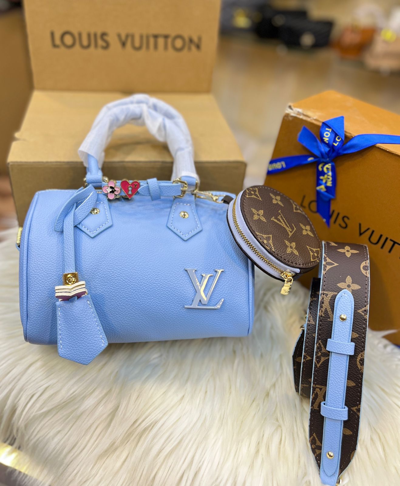Louis Vuitton SPEEDY 18 LV&I Olympic