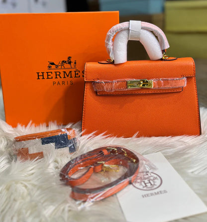 Hermès Kelly Sellier 20 - Orange