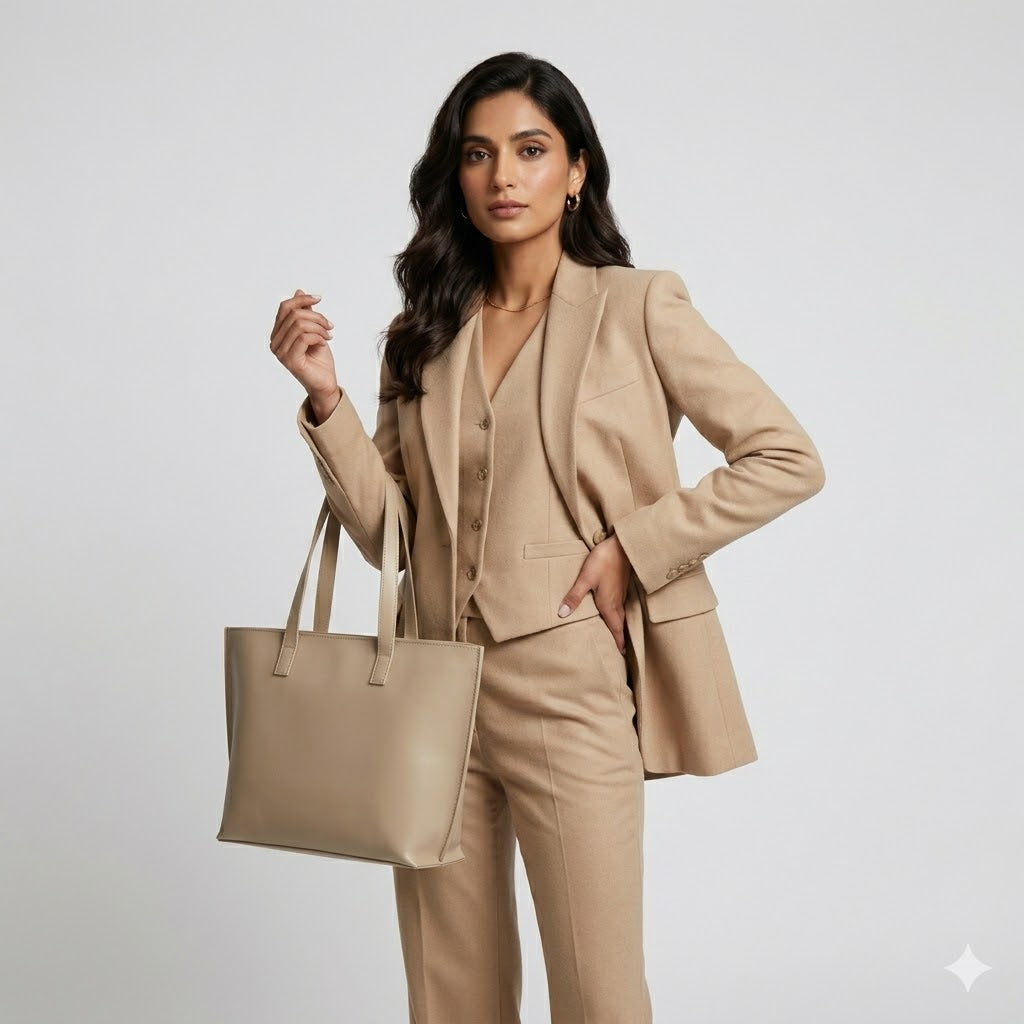 Fabilla Noir Tote - Beige