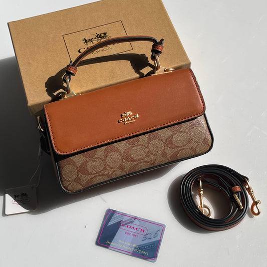 Coach Josie Top Handle Bag - Brown