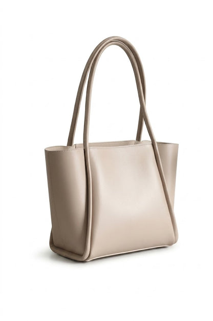 Pyramid Tote Bag - Beige
