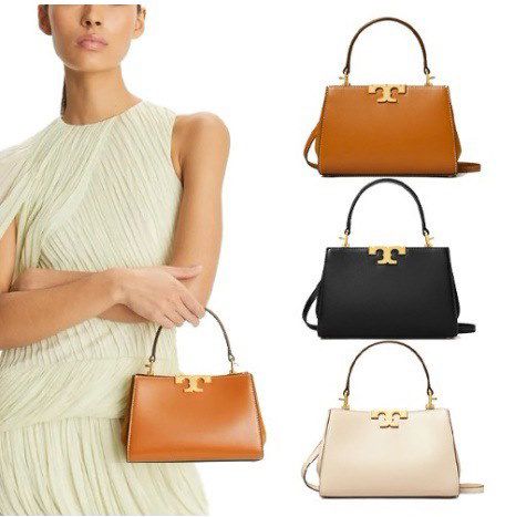 TORY BURCH Eleanor Satchel - Brown