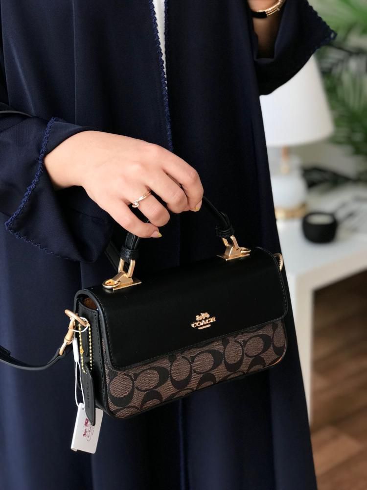 Coach Josie Top Handle Bag - Black