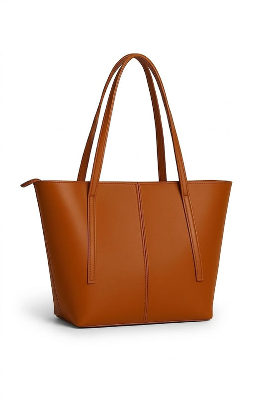 Luxe Tote Bag - Brown