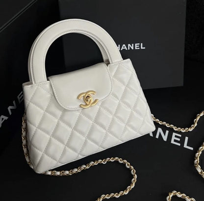 Chanel Kelly Crossbody Bag - White