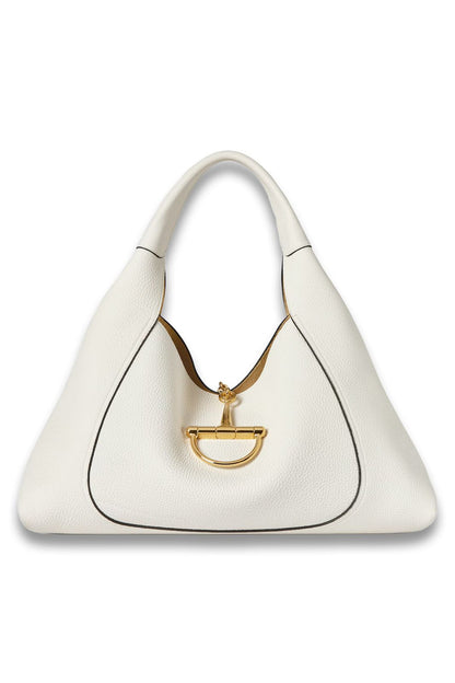 Gucci Softbit Maxi Shoulder Bag - White