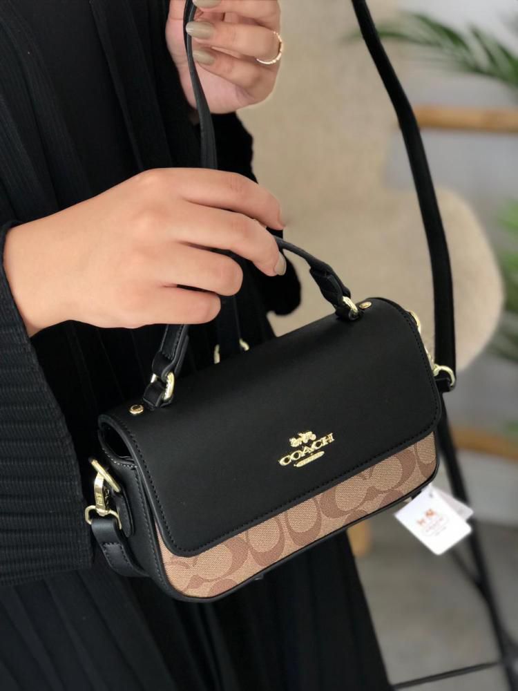 Coach Josie Top Handle Bag - Black